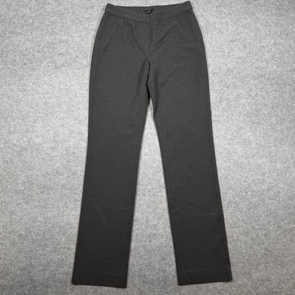 Lafayette 148 New York Pants Womens Small Gray EUC Pull On Stretch Workwear EUC